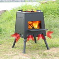PEPU Přenosná kamna na dřevo kempinková kamna Firewood