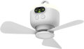 E-CrossStu GmbH​  Stropní ventilátor VVU&CCO pro venkovní kempování s dálkovým ovládáním, baterie 8000 mAh se světlem, 4 rychlostní stupně, časovač dobíjecí USB