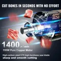 E-CrossStu GmbH​  Elektrická pásová pila na maso, nerezová ocel, tloušťka řezu 7,09
