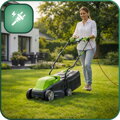 MAJSTER POL Elektrická sekačka na trávu 32 cm 2200 W Mega VÝKONNÁ 2x NŮŽ Velký koš Agreeno AG021
