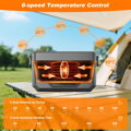Amzon Elektrický obědový box, dobíjecí s baterií 21000 mAh, vyjímatelná vnitřní nádoba z nerezové oceli o objemu 1,2 litru, nepropustný obědový box pro kancelář/cestování/piknik/kempování