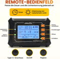 KLIM Technologies Deutschland Automatická dvířka do kurníku solární s bezdrátovým ovládáním - LCD displej, časovač a světelný senzor - Foxproof 26