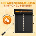 KLIM Technologies Deutschland Automatická dvířka do kurníku solární s bezdrátovým ovládáním - LCD displej, časovač a světelný senzor - Foxproof 26