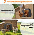 Amzon Hliníkové automatické dvířka solární elektrická do boční otevírání MASTERFUN XXL, Barvy a parametry Černá