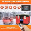 Dieselový ohřívač vzduchu VELPAX All in One 8 kW Dieselový ohřívač s dálkovým ovládáním a LCD spínacím displejem 12 V