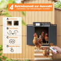 Amzon Hliníkové automatické dvířka solární elektrická do boční otevírání MASTERFUN XXL, Barvy a parametry Černá