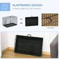 MM Handel  Klec pro psa kočky a jiná zvířata  76 x Š46 x V52 cm HutPaw | černý, Barvy a parametry Materiál kov