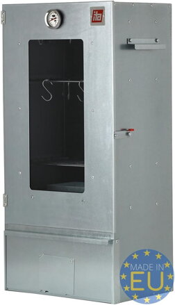ITA HOME AND GARDE Udírna ITA Smoker Oven 7000,  prémiová udírna se 3 úrovněmi, legovaná ocel, s průzorem a teploměrem, kvalita EU