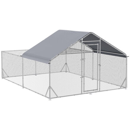 Drátěná klec výběh pro slepice kuřata a jiné hlodavce s výběhem, Barvy a parametry Materiál kov