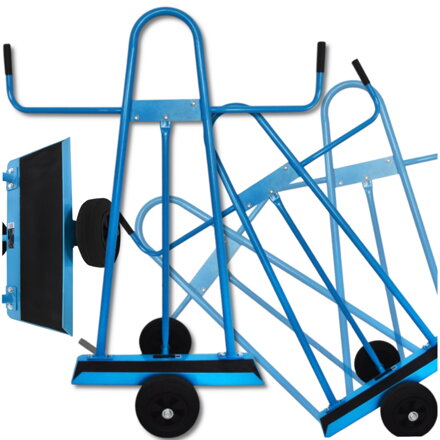 U&M Parts Přepravní vozík na sádrokarton, dveře, okna, MDF, OSB desky, nosnost 300 kg