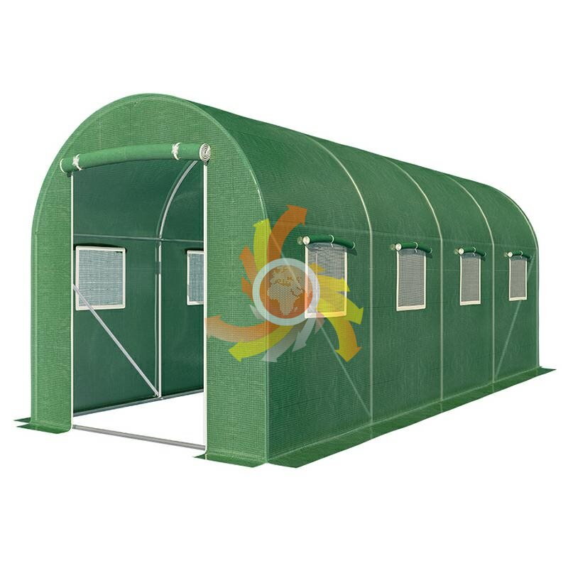 PEPU Zahradní skleník fóliovník  4x2,5x2M