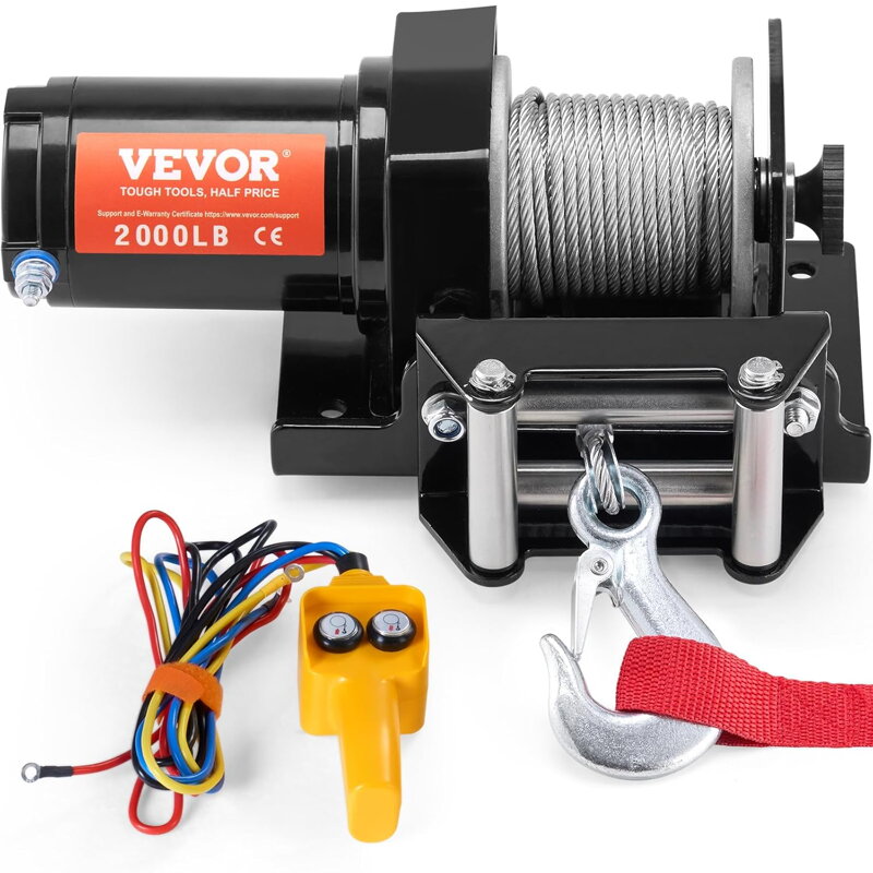 Vevor Elektrický naviják 907kg 12V DC naviják pro ATV /UTV