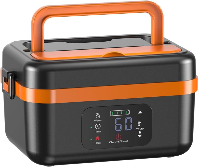 E-CrossStu GmbH​  Elektrický obědový box dobíjecí 1,5L  AERKINE 256 A| oranžová