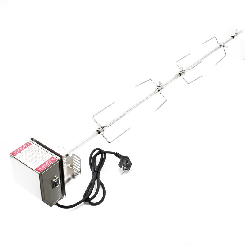 U&M Parts Grilovací rožeň s motorkem nerezová ocel 112 cm 230 V | Succe, Barvy a parametry Stříbrná
