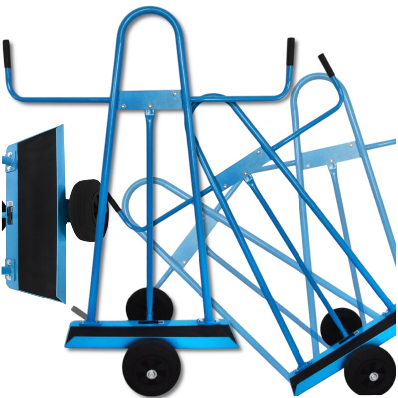 U&M Parts Přepravní vozík na sádrokarton, dveře, okna, MDF, OSB desky, nosnost 300 kg